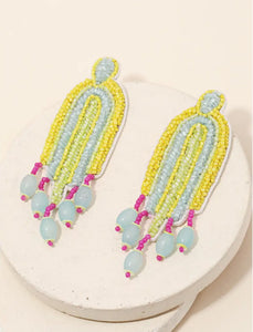 Limewire Beaded Earrings