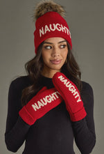 Load image into Gallery viewer, Naughty Knit Mittens
