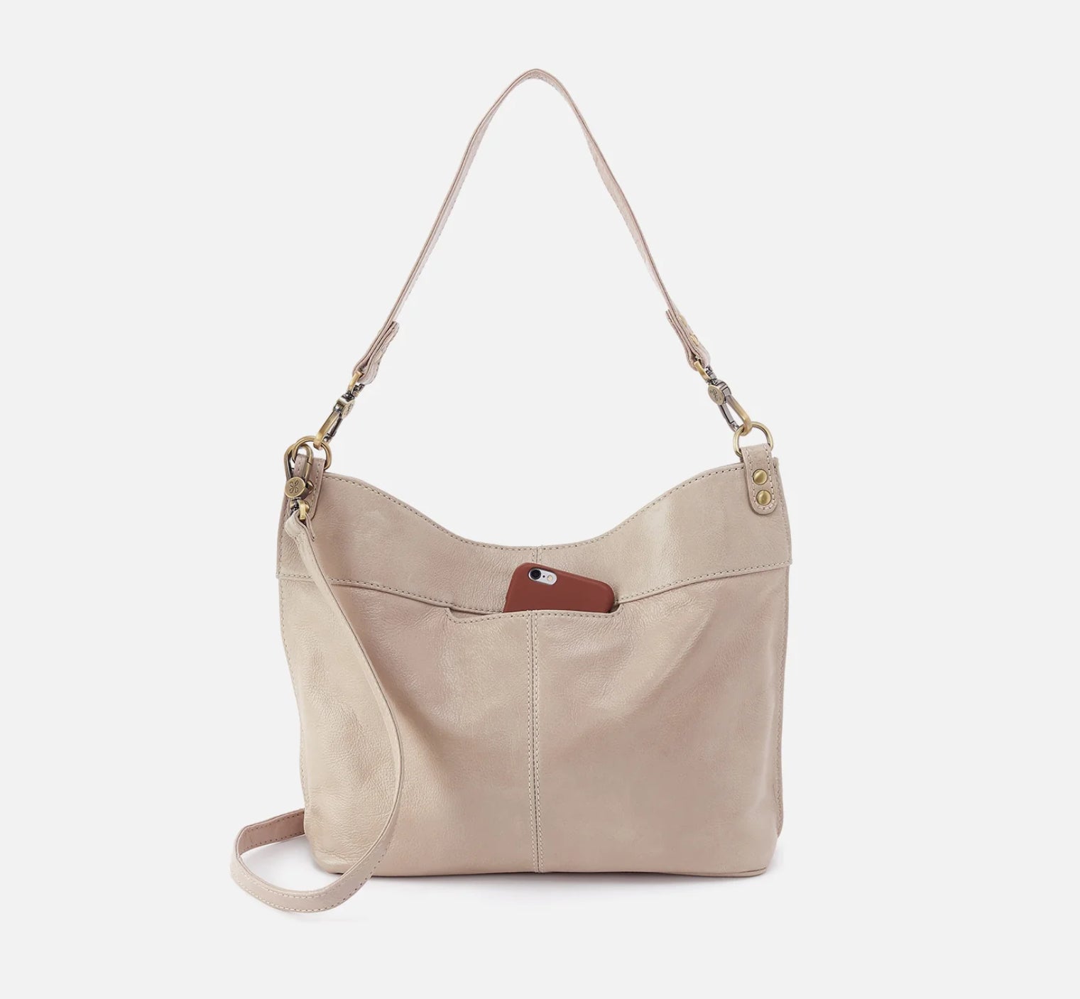 Pier Shoulder Bag Stone Gloss
