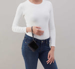 Load image into Gallery viewer, Coin Wristlet Wallet Black
