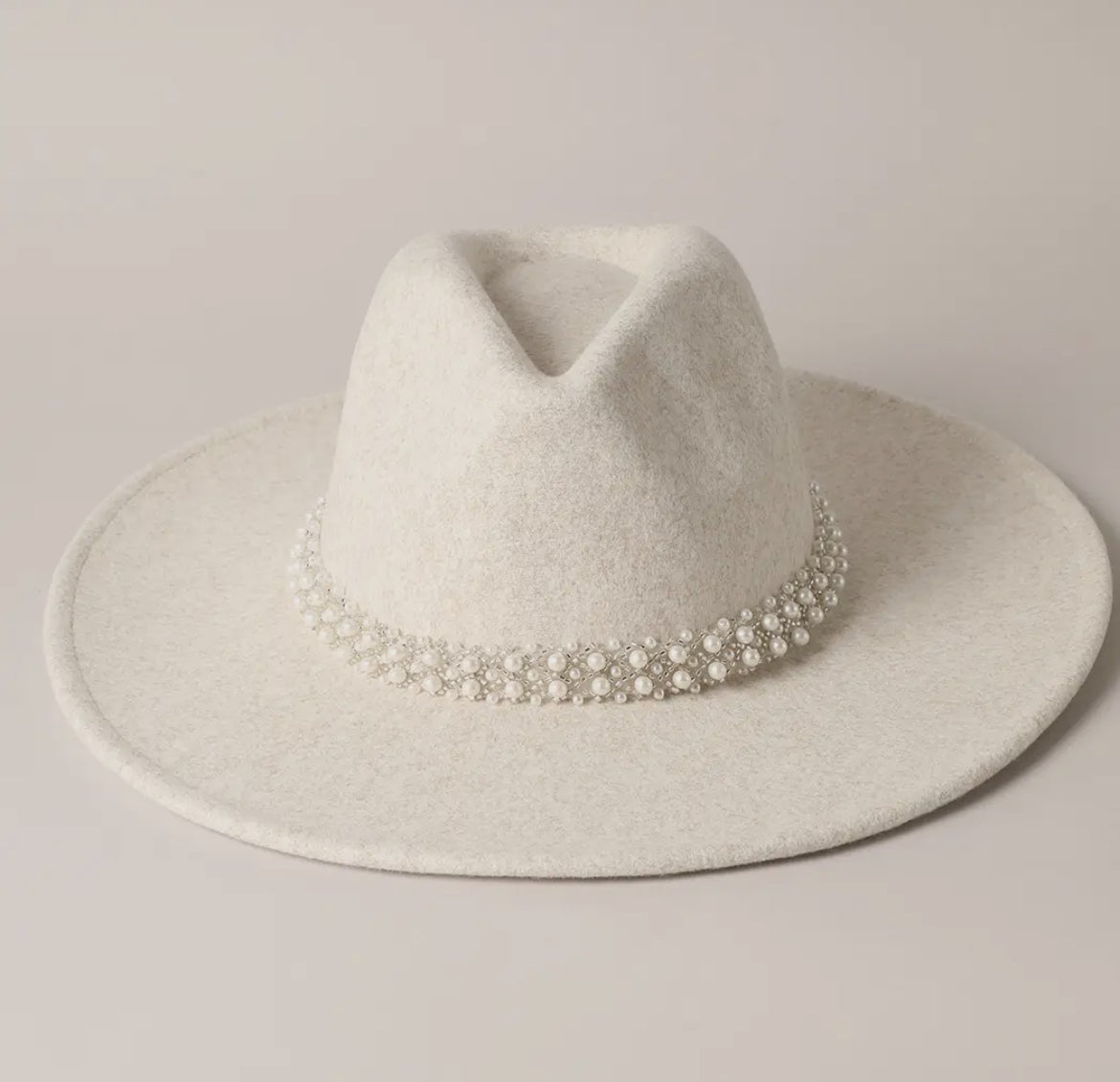 Pearl Felt Fedora