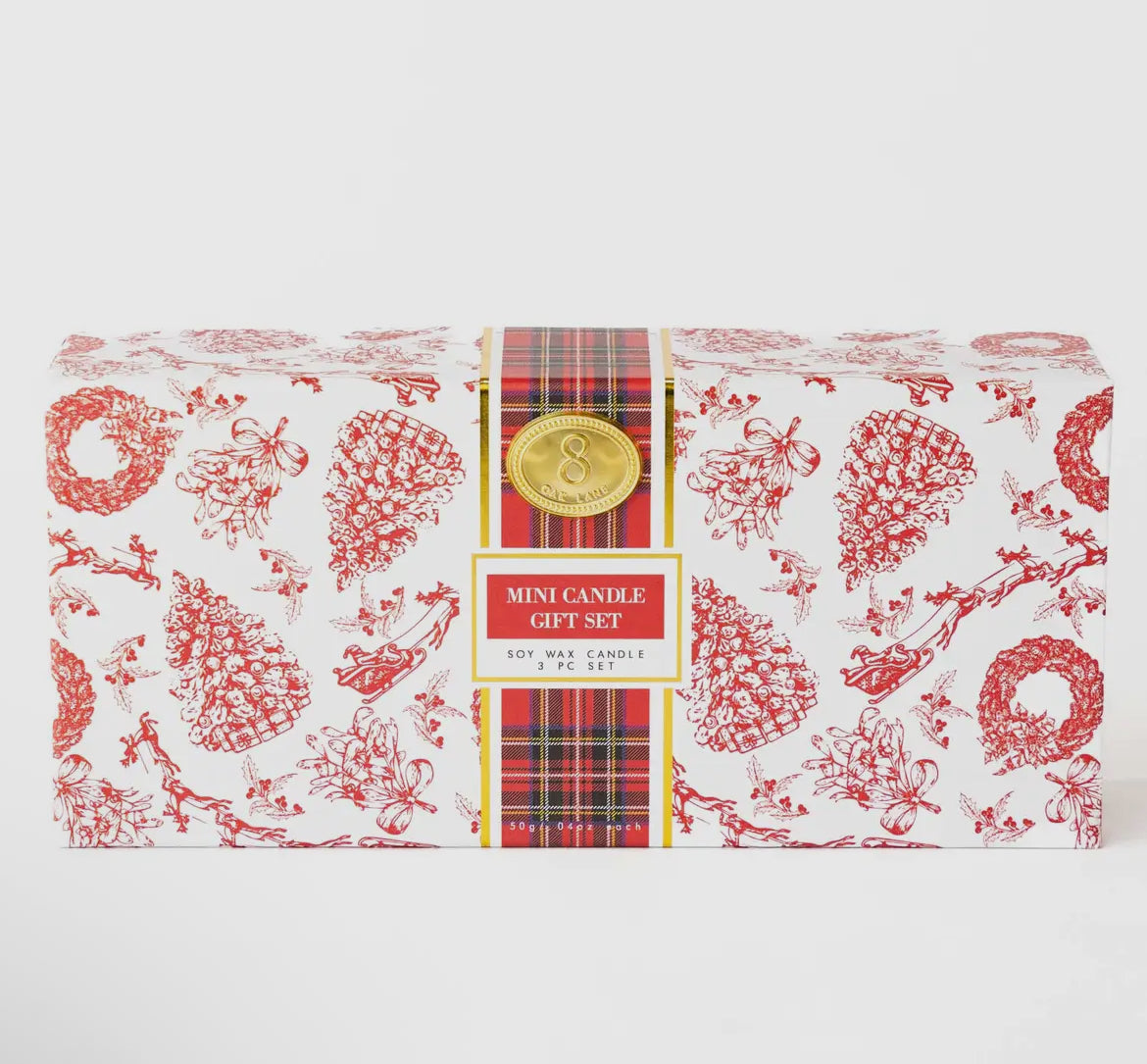 Festive Spice 3 Piece Candle Box Set
