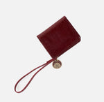 Load image into Gallery viewer, Coin Wristlet Wallet Garnet Gloss
