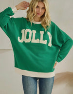 Load image into Gallery viewer, Cloudy Knit JOLLY Sweatshirt
