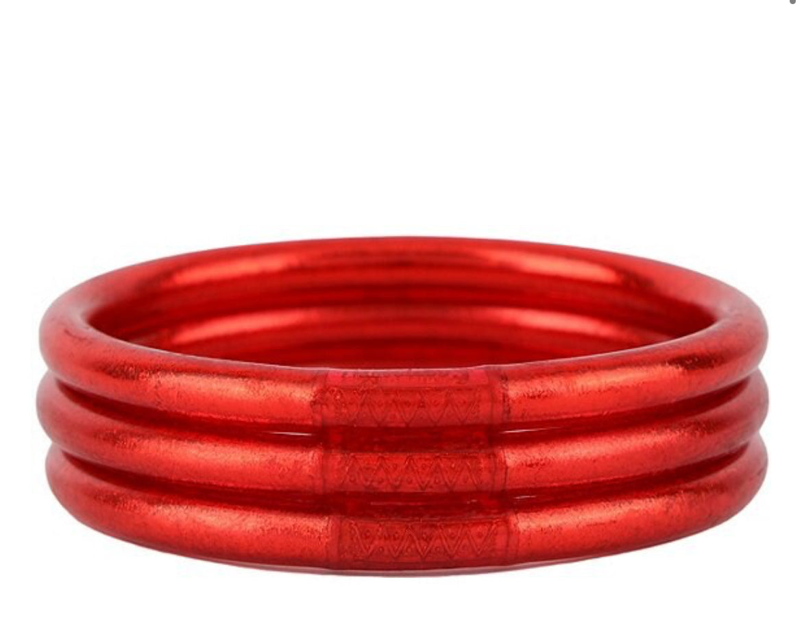 Crimson All Weather Bangles