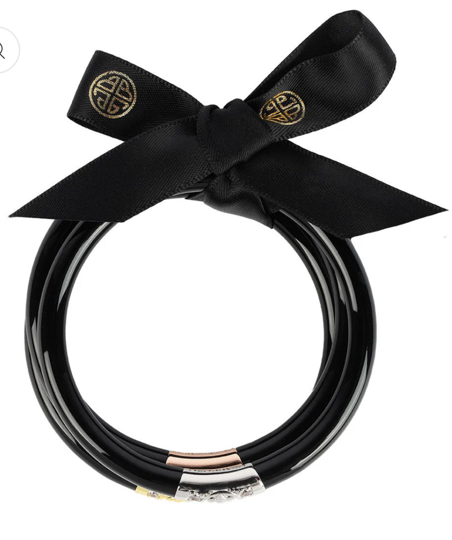 Three Kings All Weather Bangle Black