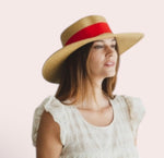 Load image into Gallery viewer, Blythe Boater Sunhat
