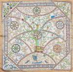 Load image into Gallery viewer, Botanical Medallion Print Scarf
