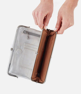 Lauren Clutch Wallet Silver