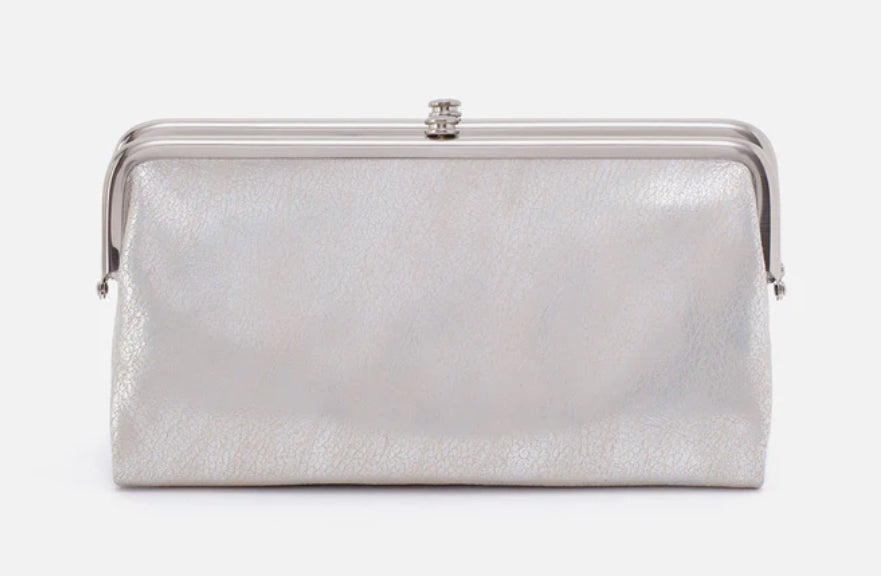 Lauren Clutch Wallet Silver