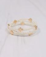 Load image into Gallery viewer, Nell Pearl Cross Bracelet
