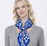 Load image into Gallery viewer, Firecracker Scarf Royal Blue
