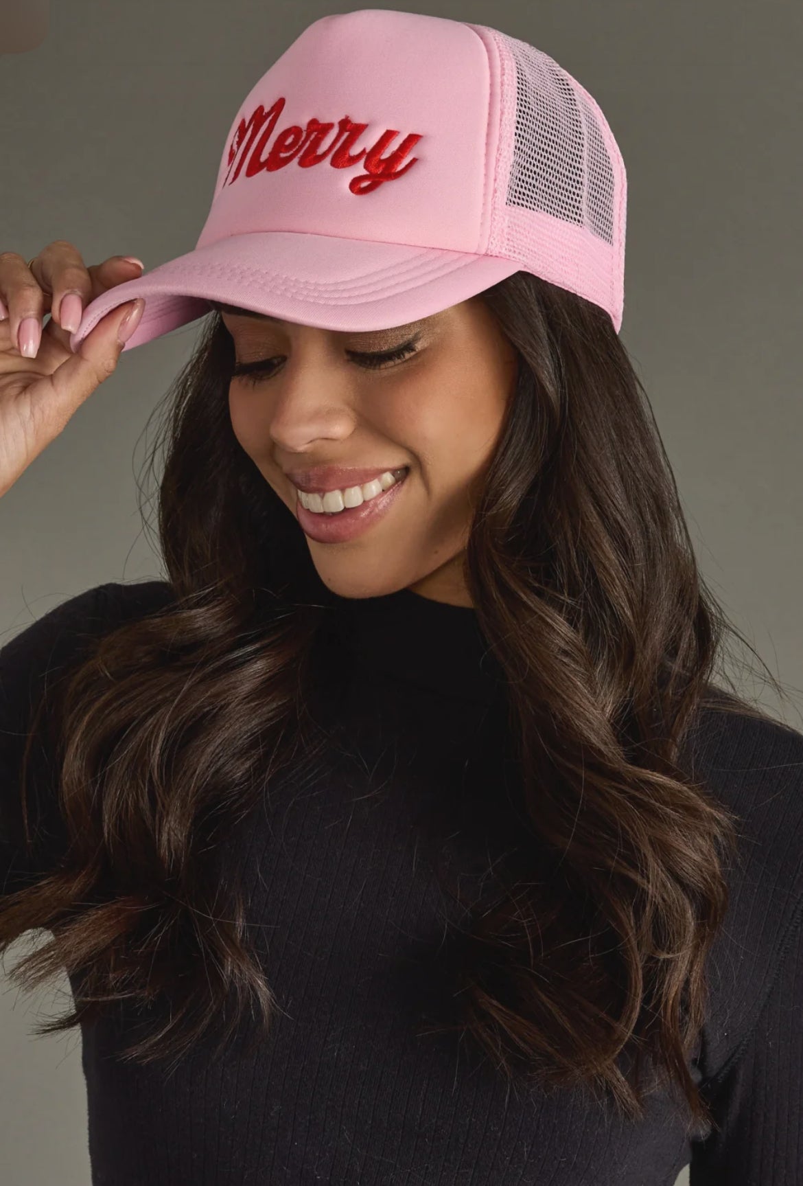 Pink Merry Trucker Hat