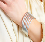 Load image into Gallery viewer, Silver Lumine All Weather Bangles
