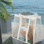 Load image into Gallery viewer, Transparent Waterproof Beach Bag
