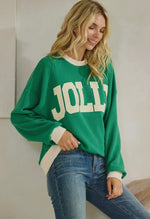 Load image into Gallery viewer, Cloudy Knit JOLLY Sweatshirt
