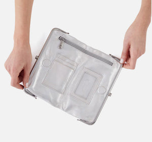 Lauren Clutch Wallet Silver