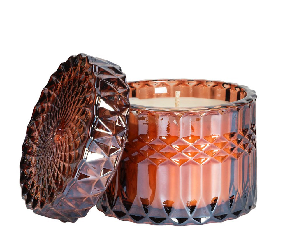 Aqua de Soi 8oz Shimmer Glass Candle