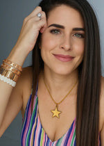 Load image into Gallery viewer, Beaded Star Necklace

