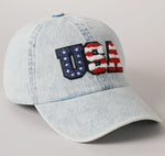 Load image into Gallery viewer, USA Patch Hat
