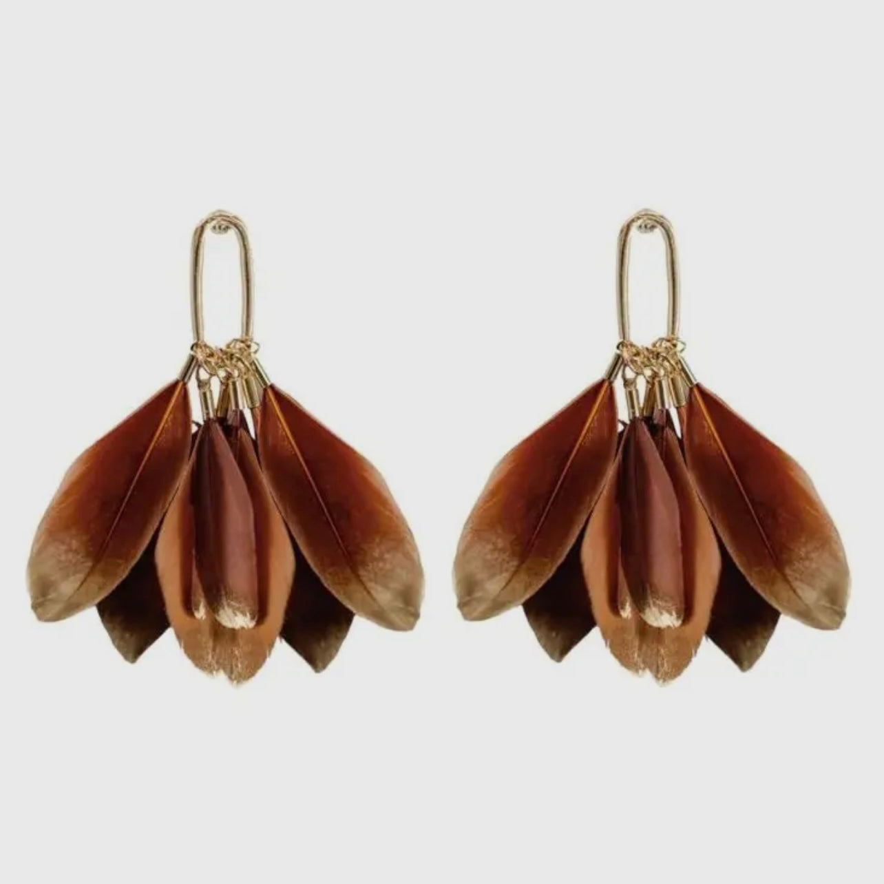 Feather Tassel Cranberry