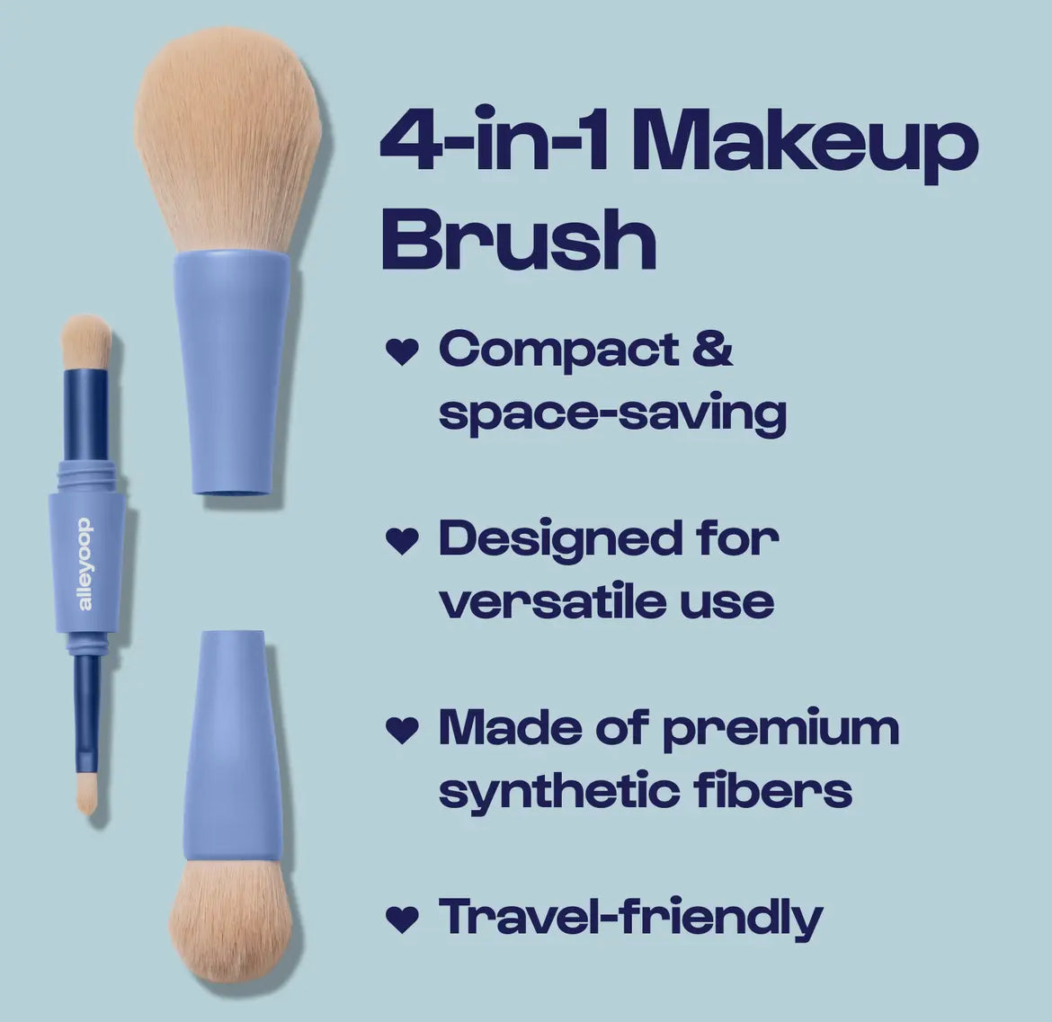 Overachiever 4-in-1 Makeup Brush