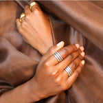 Load image into Gallery viewer, Silver All Weather Rings (set of 3)
