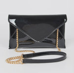 Load image into Gallery viewer, Enamel Envelope Clutch
