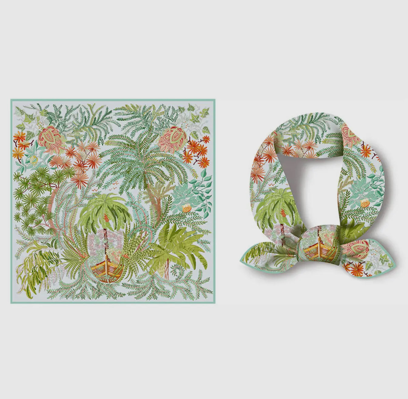 Lotus Bandana Scarf