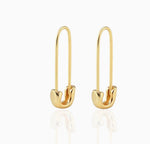 Load image into Gallery viewer, Safety Pin Hoops
