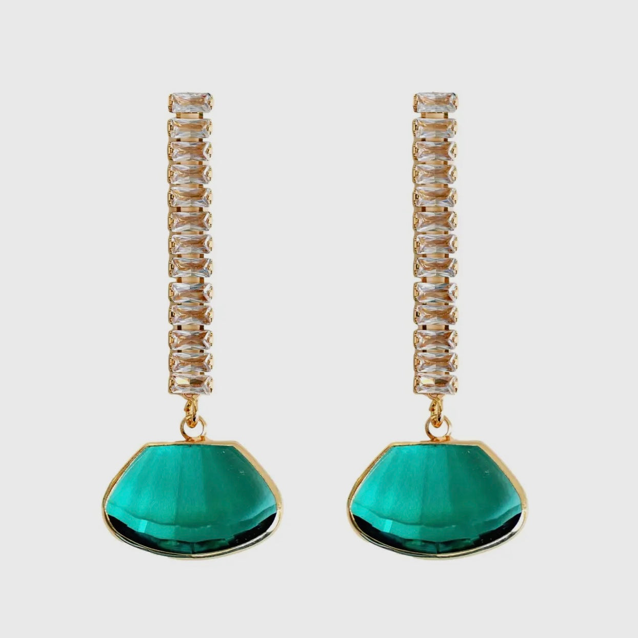 Emerald Drop Earring