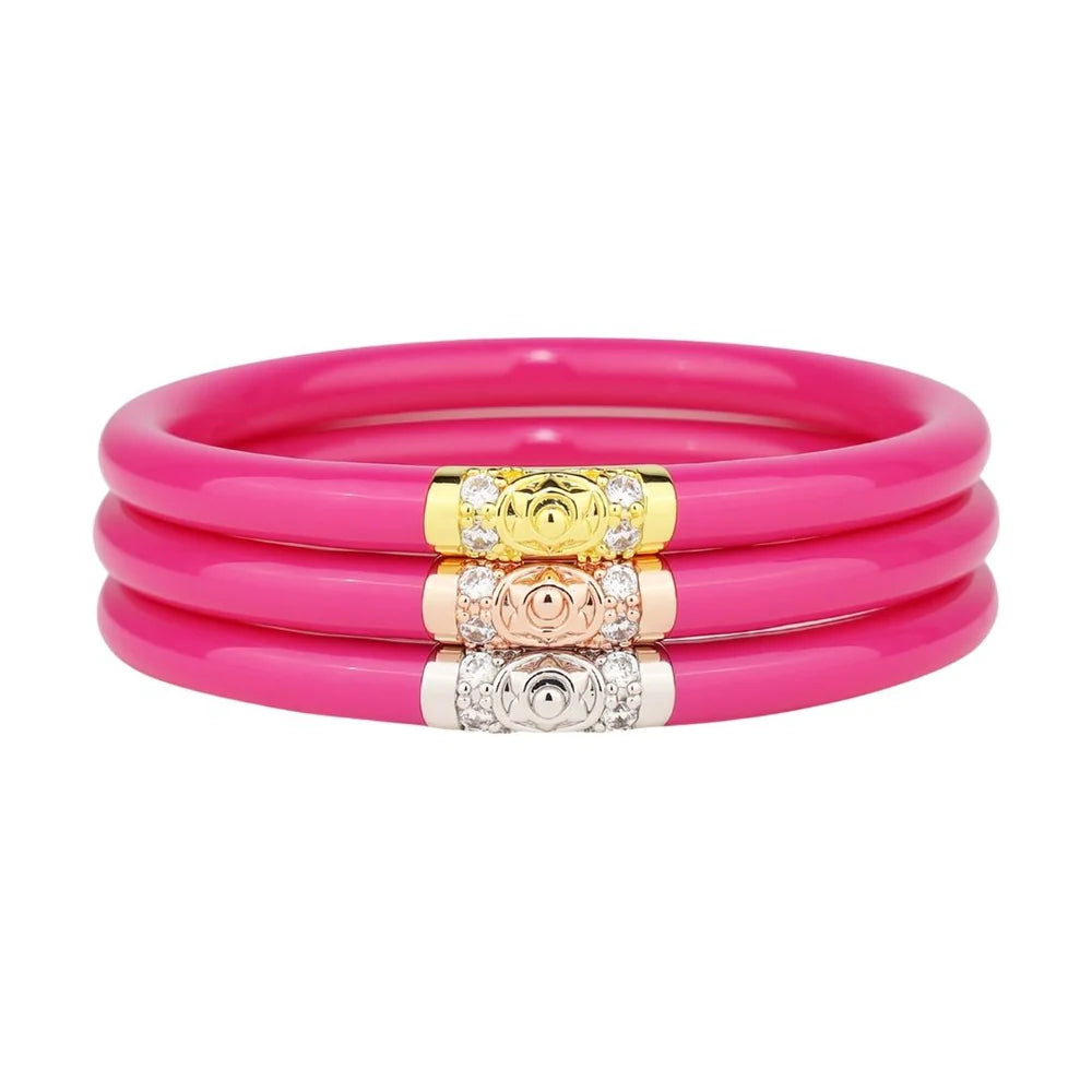 BuDha Girl Epic Pink Three Kings All Weather Bangles (AWB)