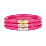 Load image into Gallery viewer, BuDha Girl Epic Pink Three Kings All Weather Bangles (AWB)
