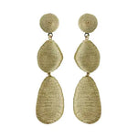 Load image into Gallery viewer, Gold Lido Statement Drop Earring
