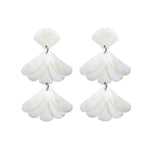 Load image into Gallery viewer, Mermaid Shell Statement Drop Earring
