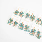 Load image into Gallery viewer, Sunburst Statement Earrings Turquoise
