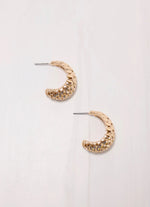Load image into Gallery viewer, Pensacola Hoop Earring Gold
