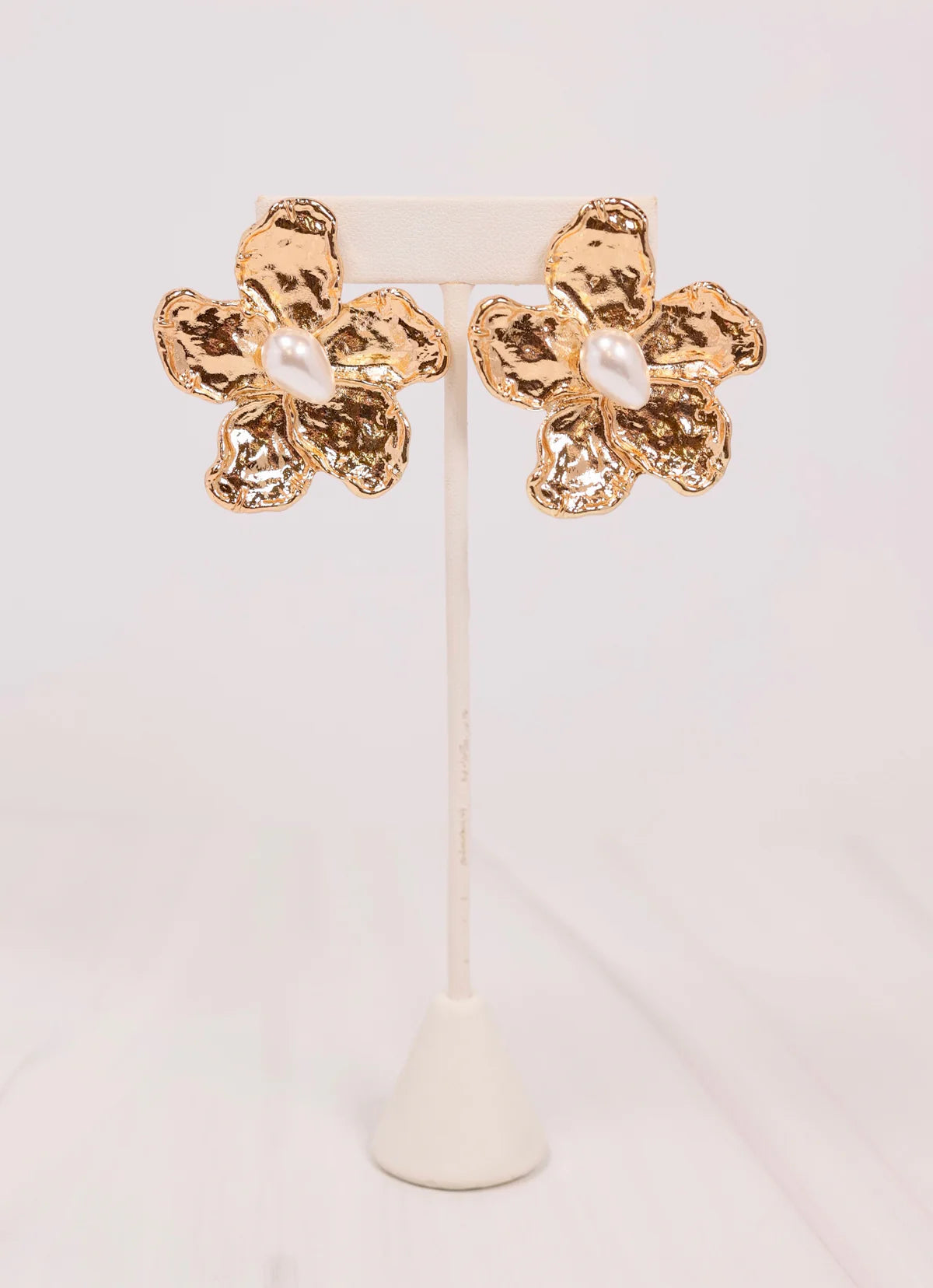MacElroy Flower Earring Shiny Gold