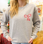 Load image into Gallery viewer, Candy Cane Lane Sweatshirt
