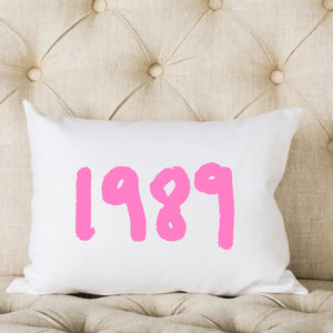 Pink 1989 Pillow