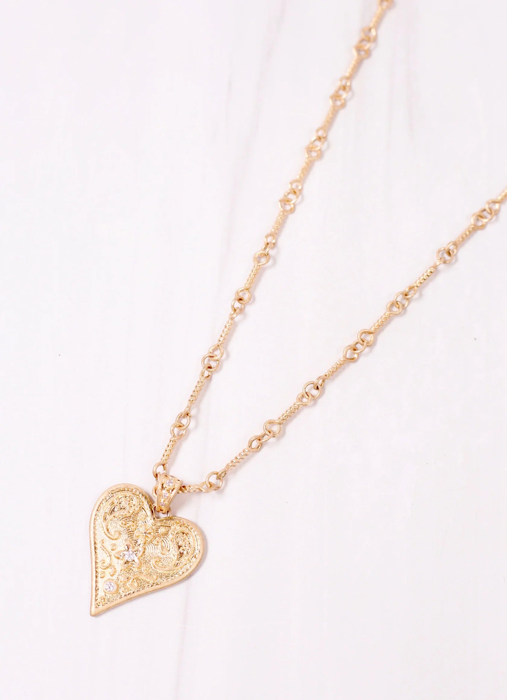 Kelly Heart Necklace