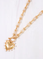 Load image into Gallery viewer, Shapiro Pearl Heart Necklace
