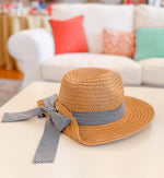 Load image into Gallery viewer, Rebecca Ribbon Tie Sunhat
