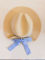 Load image into Gallery viewer, Rebecca Ribbon Tie Sunhat
