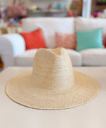 Load image into Gallery viewer, Natural Palm Fedora
