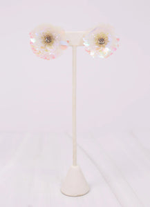 Morris Sequin Flower Earring