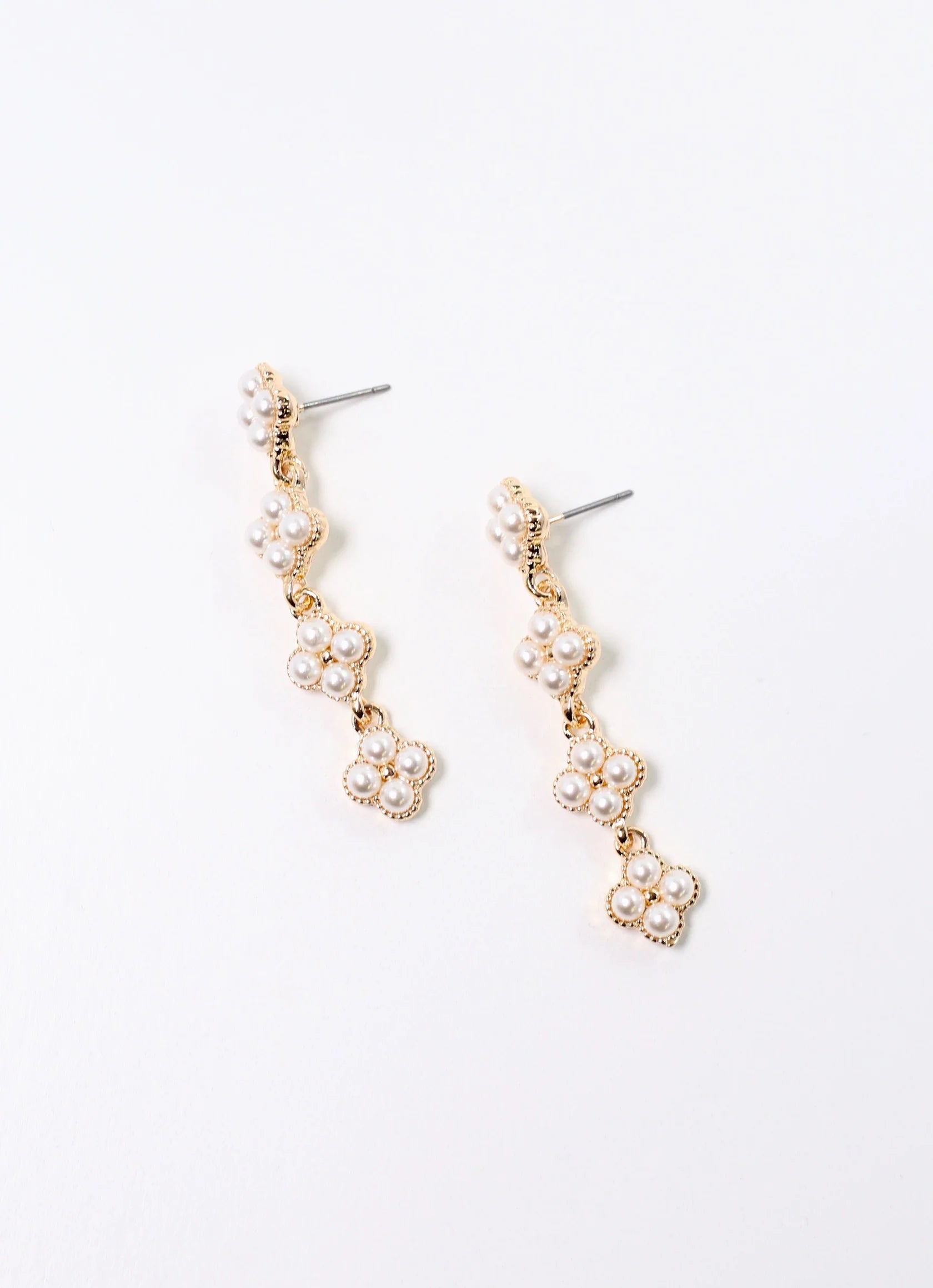 Sparks Clovers Drop Earrings