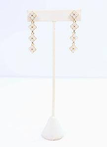 Sparks Clovers Drop Earrings