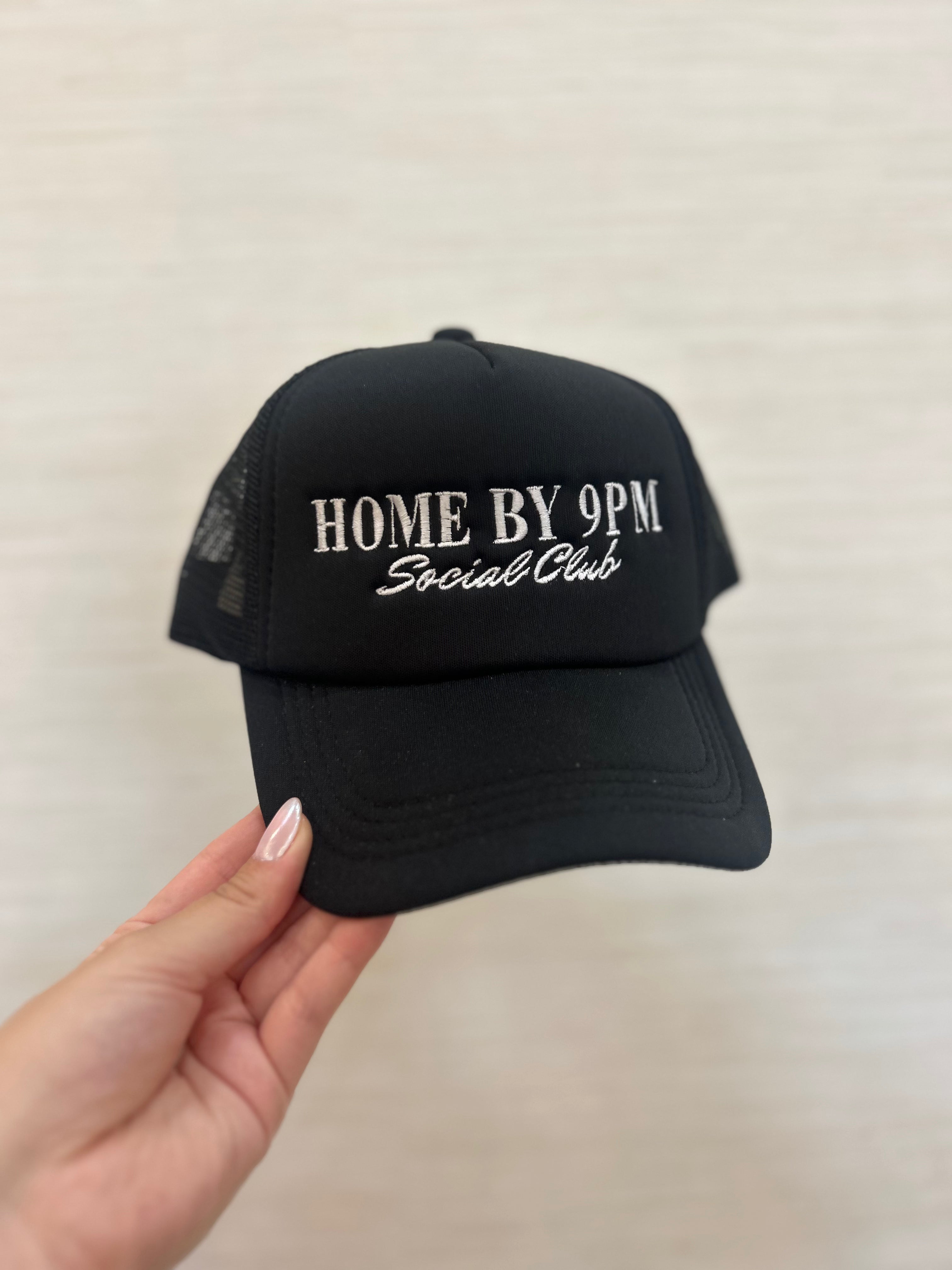 Home by 9PM Trucker Hat