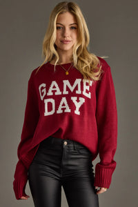 Maroon Game Day Sweater